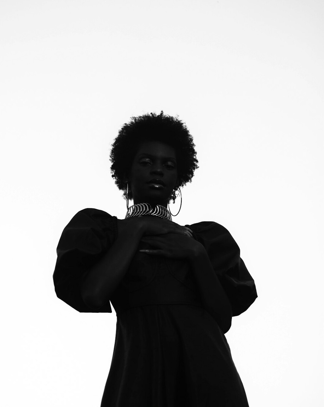 Studio portrait of a young Afro-Brazilian woman